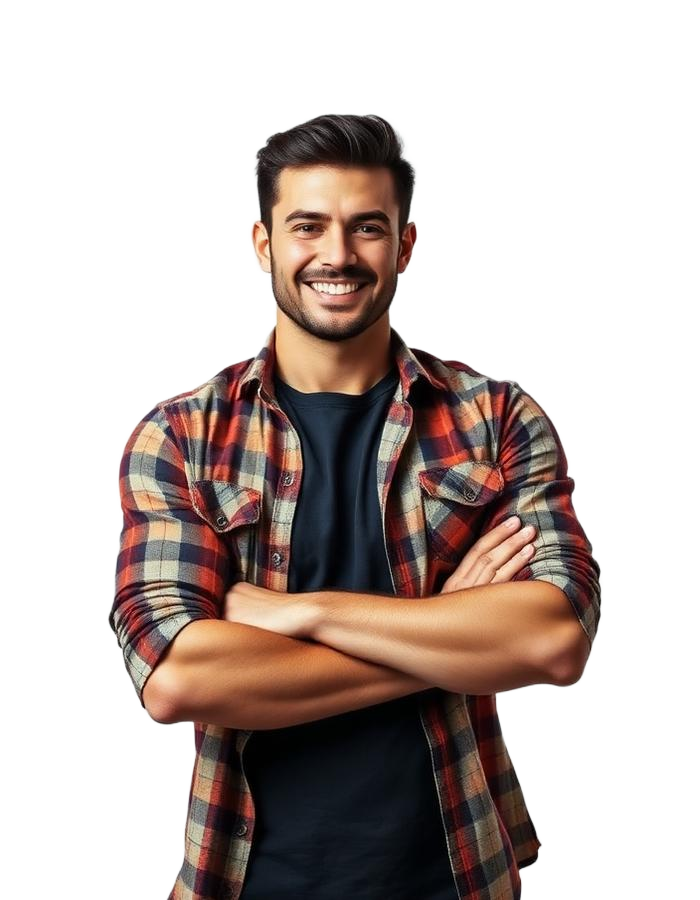 Confident man